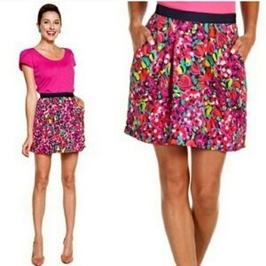 Lilly Pulitzer Clover Skirt Multi Wild Confetti Size 6 NWT